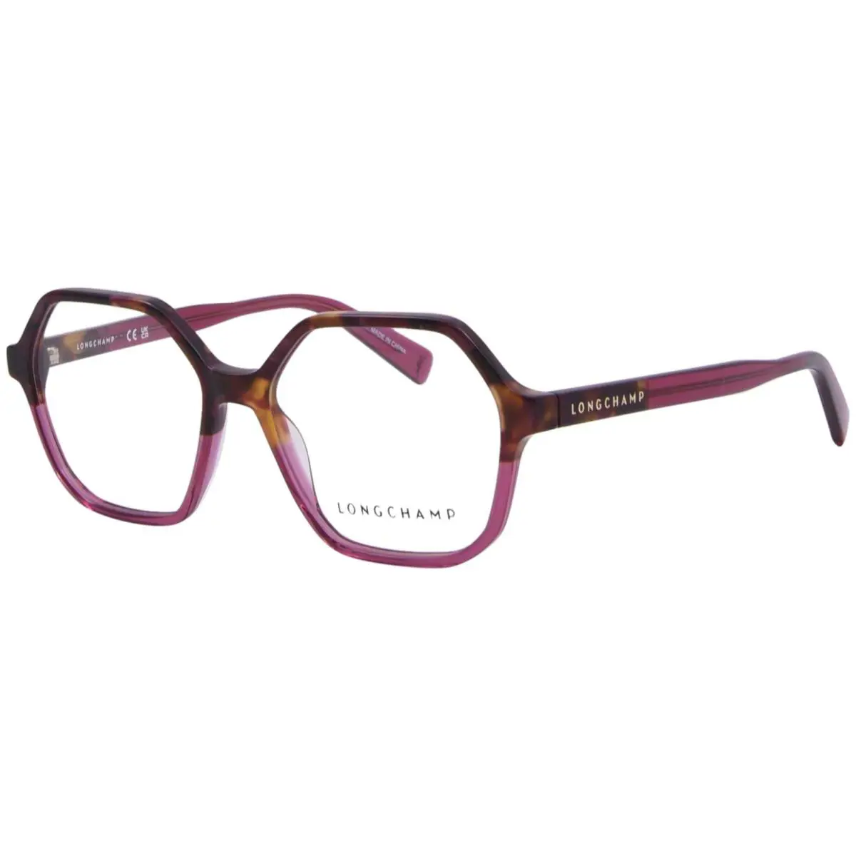 Longchamp LO-2740 654 Cyclamen Havana Eyeglasses 51/15/140 - Frame: Cyclamen & Havana