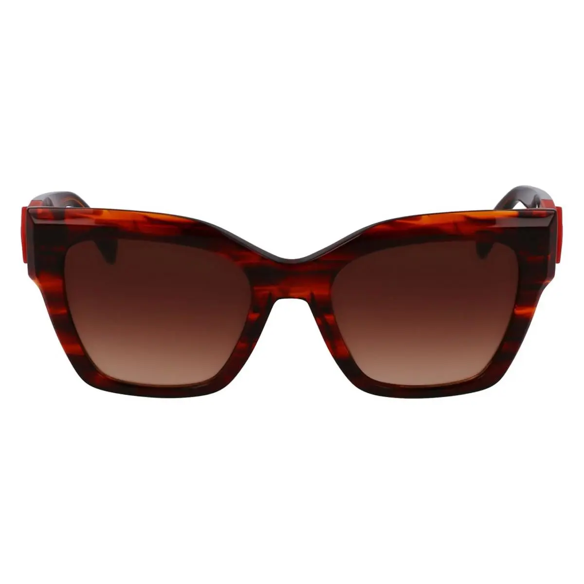 Longchamp LO762S Sunglasses Female Striped Red 52mm