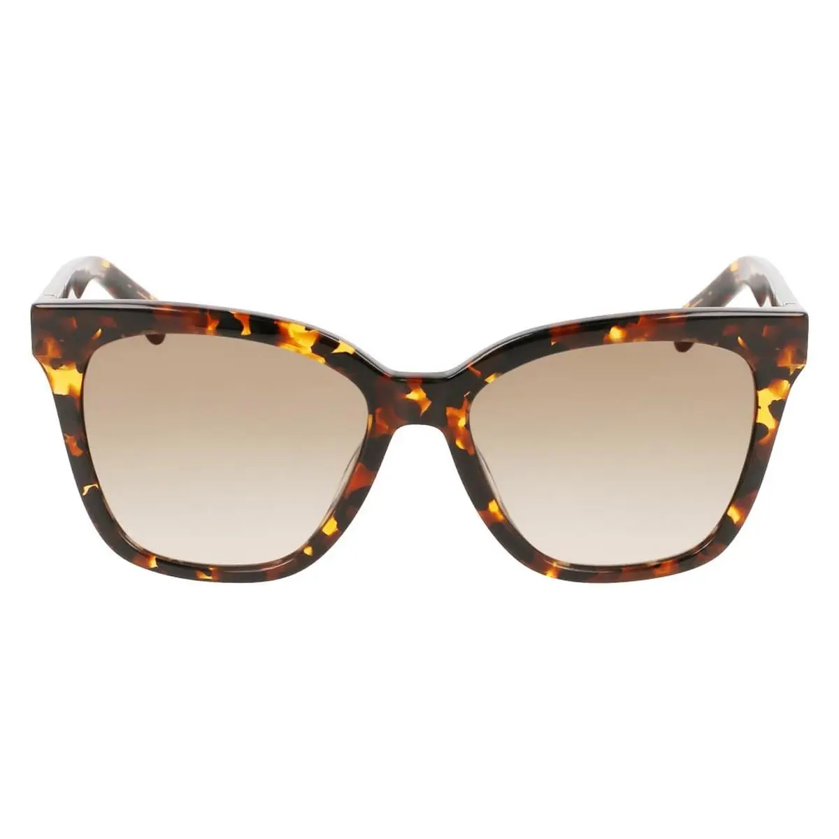 Longchamp LO696S Sunglasses Women Dark Havana Cat Eye 54mm