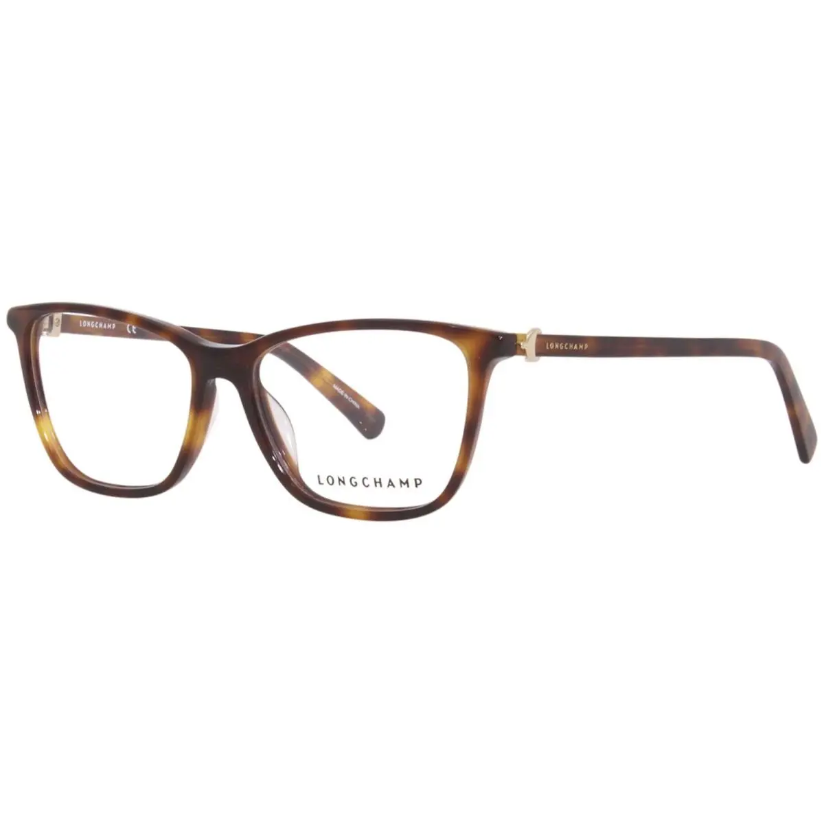 Longchamp LO2685 230 Eyeglasses Women`s Havana Full Rim Rectangle Shape 54mm