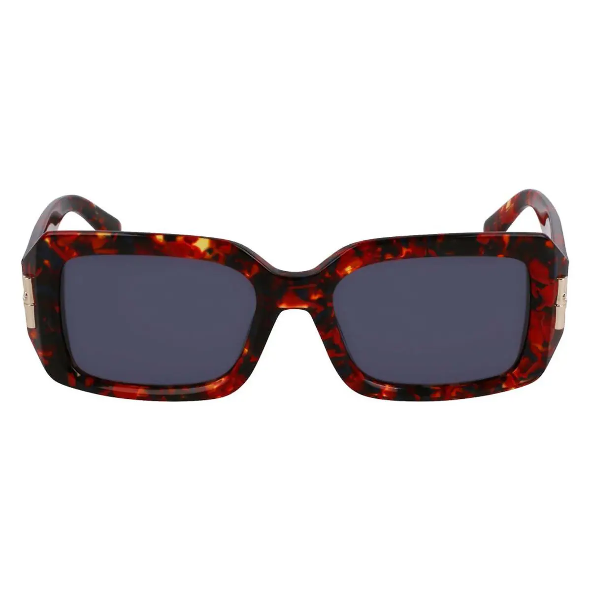 LO765S Sunglasses Female Marble Red 53mm by Longchamp