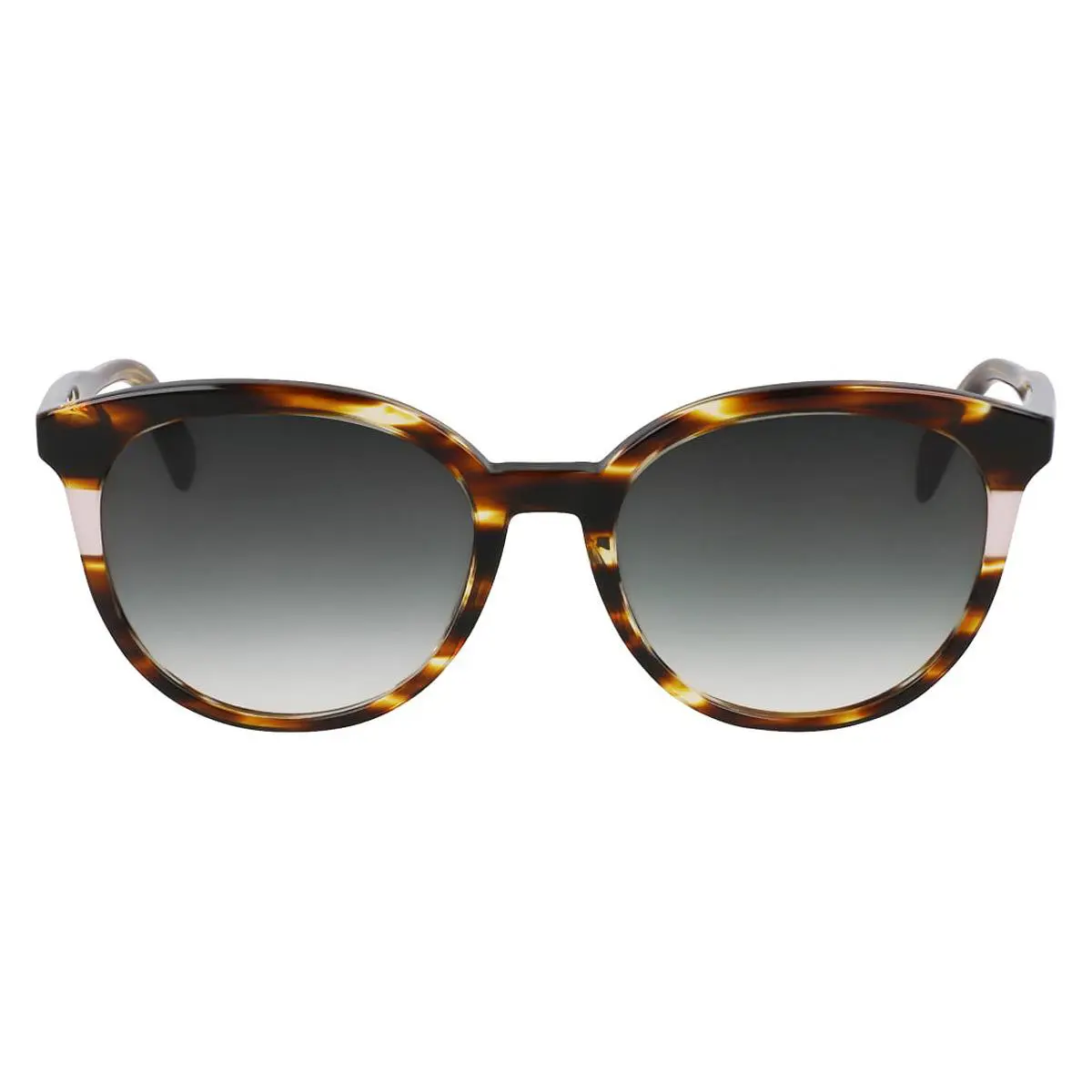 LO752S Sunglasses Women Striped Brown 55mm by Longchamp