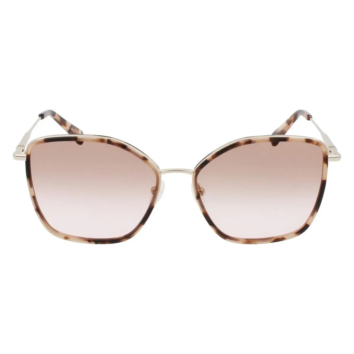 LO685S Sunglasses Women Gold Square 59mm by Longchamp
