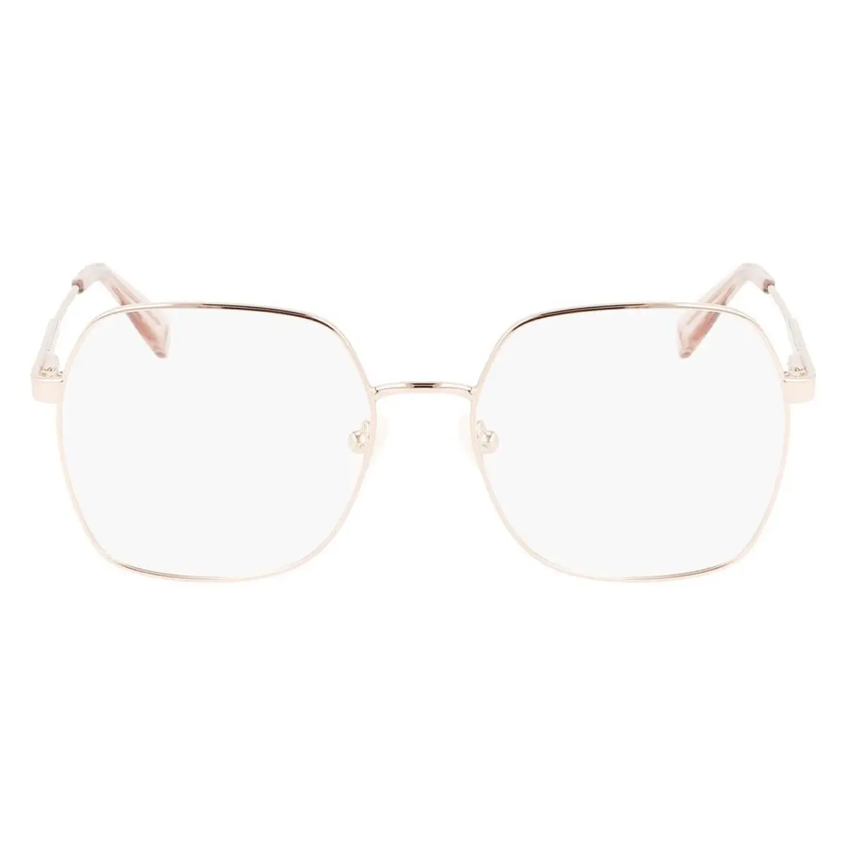 Longchamp LO2148 Eyeglasses Women Rose Gold Oversized 55mm
