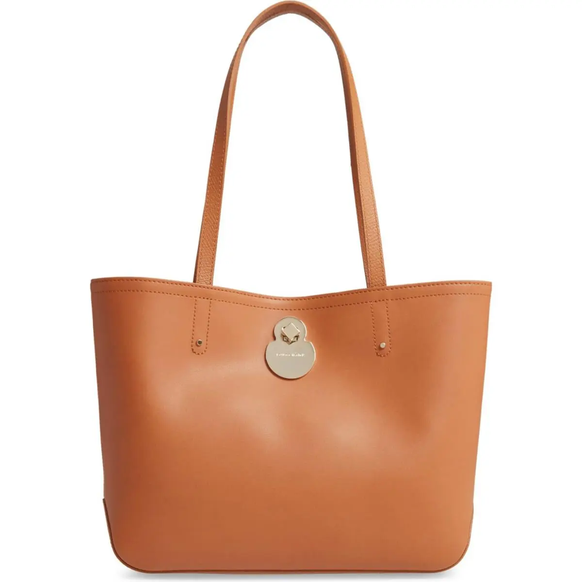 Longchamp Cavalcade Leather Shoulder Tote Natural Brown Tan Made in France