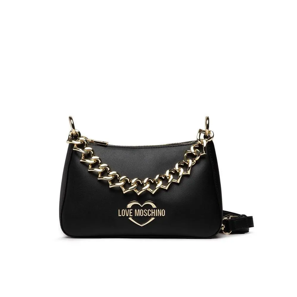 Love Moschino Women`s Handbag Bag Borsa PU Nero PU Nero JC4198PP1FLK