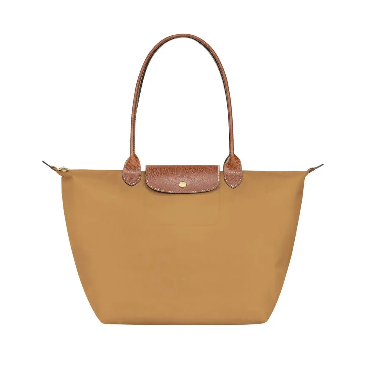 Longchamp Le Pliage Large Nylon Shoulder Tote 1899089 Fawn Tan