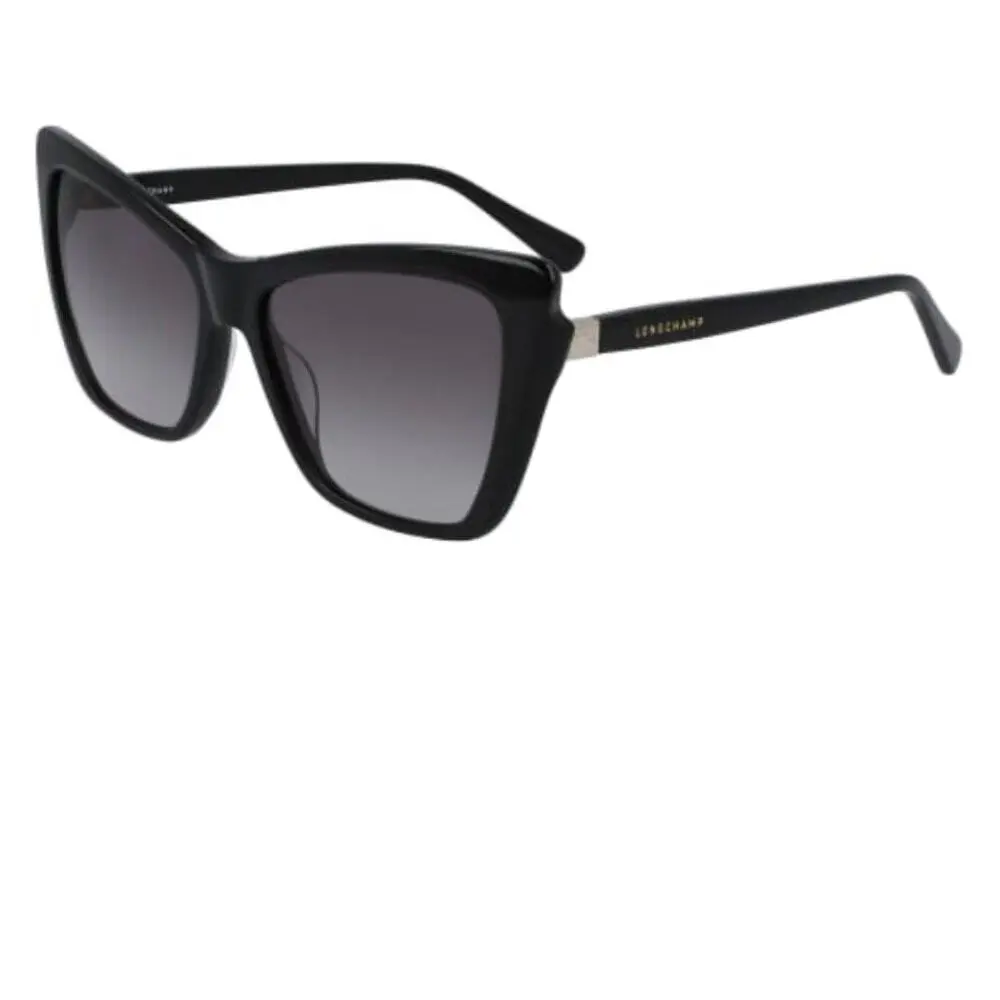 Longchamp Paris Black Sunglasses in Case