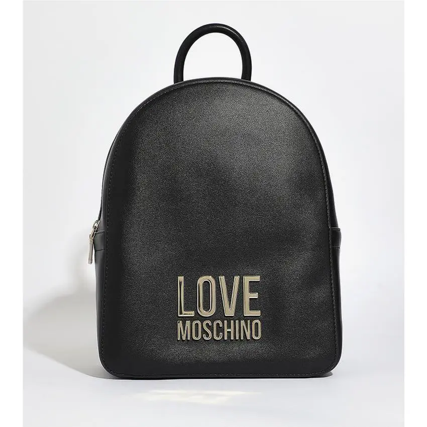 Love Moschino Women`s Handbag Bag Borsa Bonded PU Nero JC4109PP1FLJ000A