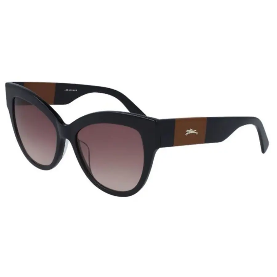 Longchamp Women Sunglass LO649S-424 Black 55-17-140