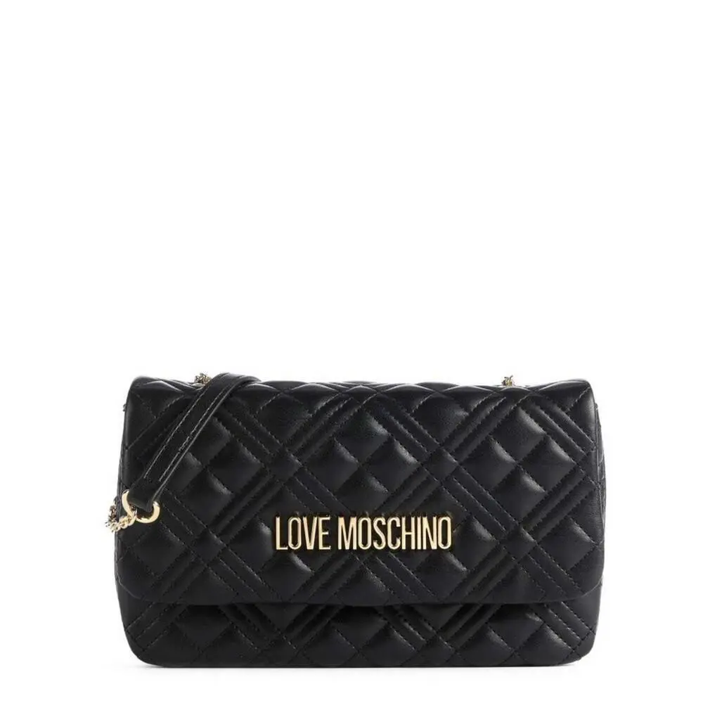 Love Moschino Women`s Handbag Bag Borsa Smart Daily Bag PU Nero JC4097PP0FLT000