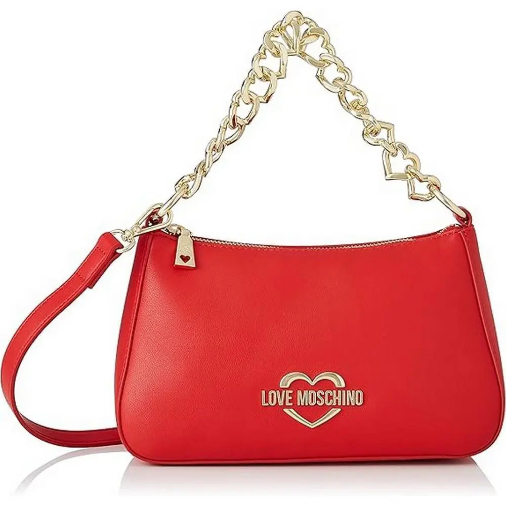 Love Moschino Women`s Handbag Bag Borsa Nylon + PU Rosso JC4273PPOGKC150A