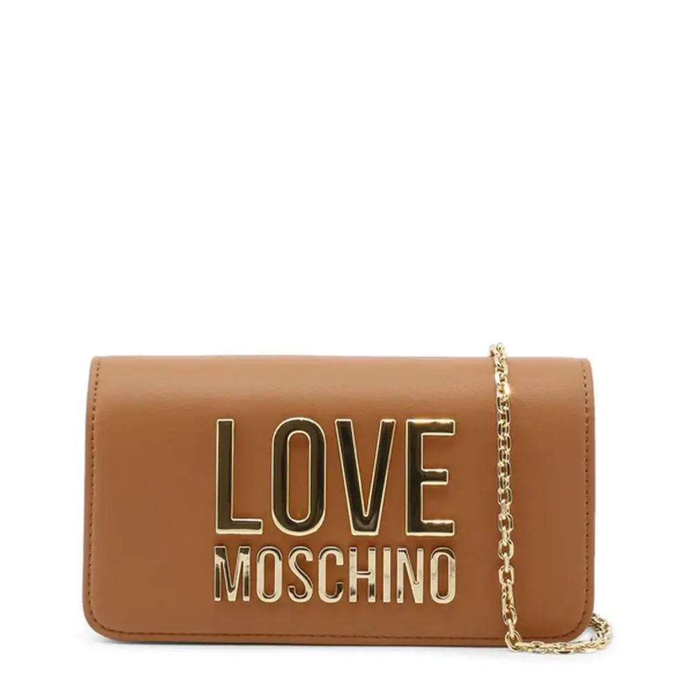 Love Moschino Women`s Handbag Traccollina Bonded PU Cammello JC5610PP1FLJ020A