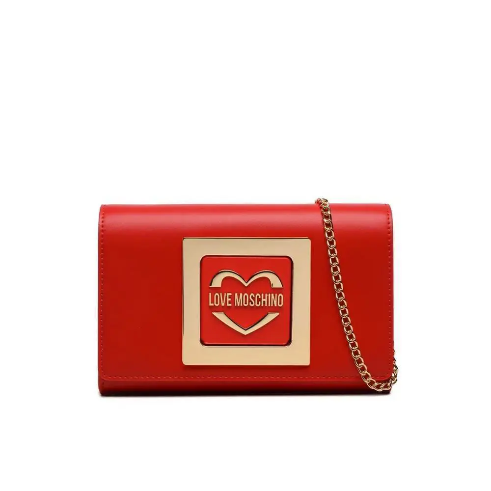 Love Moschino Women`s Handbag Bag Borsapu Rosso JC4325PPOGKVO500 - Exterior: Red