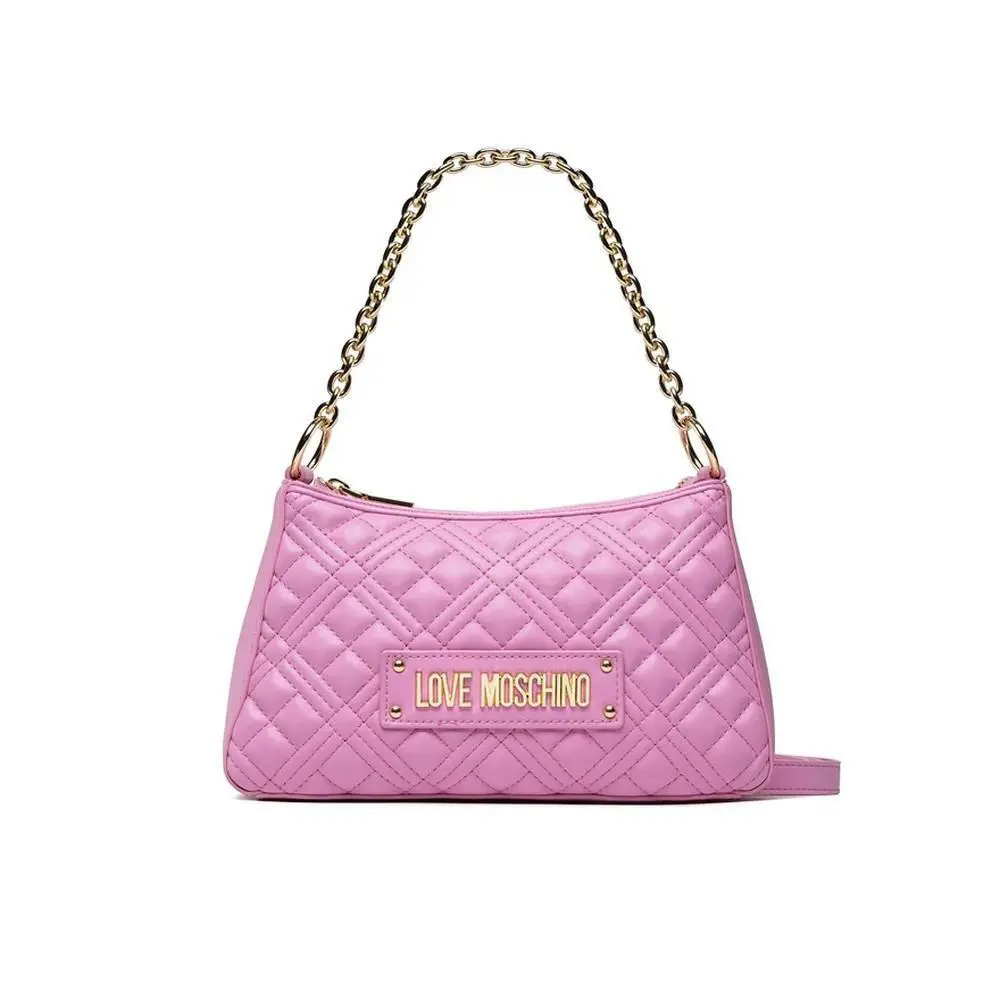 Love Moschino Women`s Handbag Bag Borsa Quilted Bag PU Lilla JC4135PP0FLA065