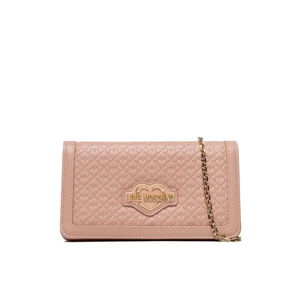 Love Moschino Women`s Handbag Bag Tracollina PU Cipria JC5693PP0FKF0601