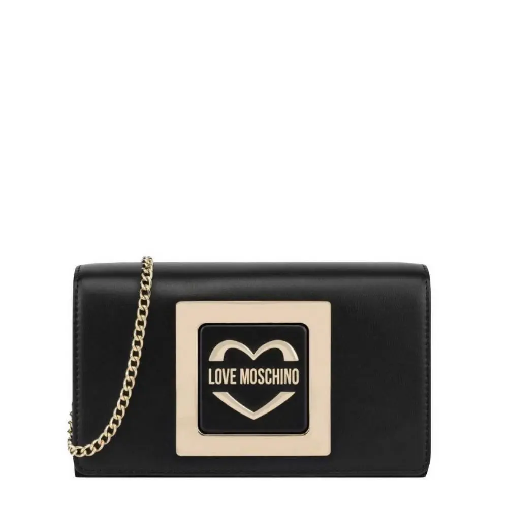 Love Moschino Women`s Handbag Bag Borsa PU Nero JC4325PPOGKV0