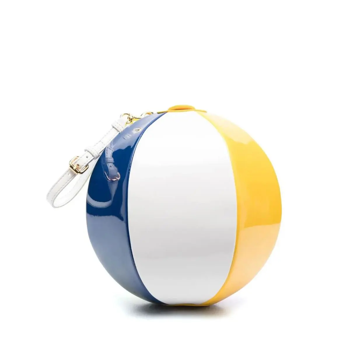 Moschino Couture Jeremy Scott Multicolor Sphere Beach Ball Wristlet Clutch Bag