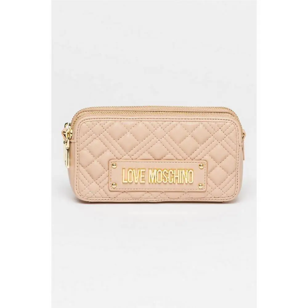 Love Moschino Women`s Handbag Bag Tracollina Quilted PU JC5680PP1FLA0107