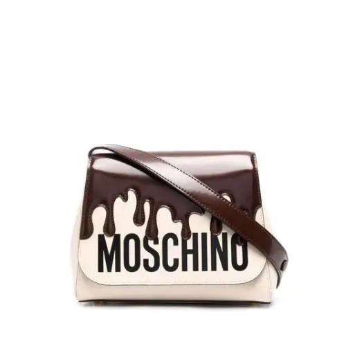 SS22 Moschino Couture Jeremy Scott Chocolate Dripping Trapeze Handbag Rare