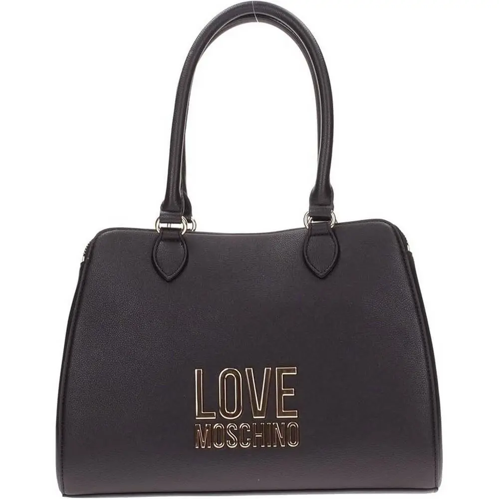 Love Moschino Women`s Handbag Bag Borsa PU Nero JC4104PP1GLI0 - Exterior: Black