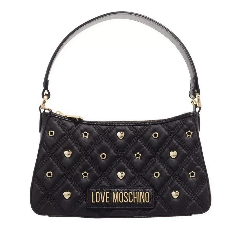 Love Moschino Women`s Handbag Bag Borsa Nylon+pu Nero JC4237PP0GKC100A