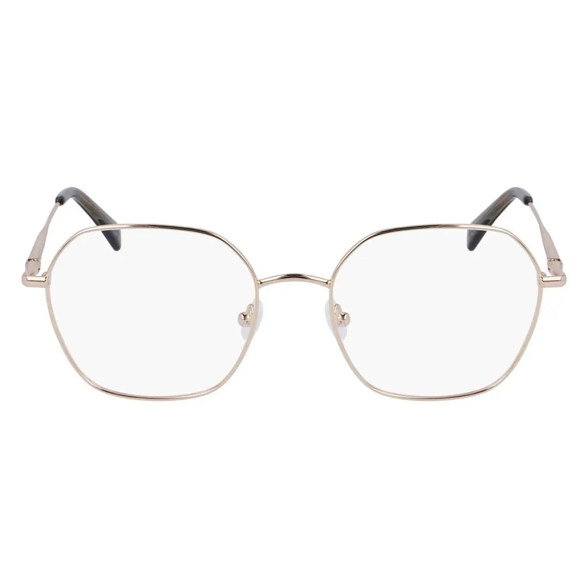 Longchamp LO2152 Eyeglasses Women Gold Square 53mm