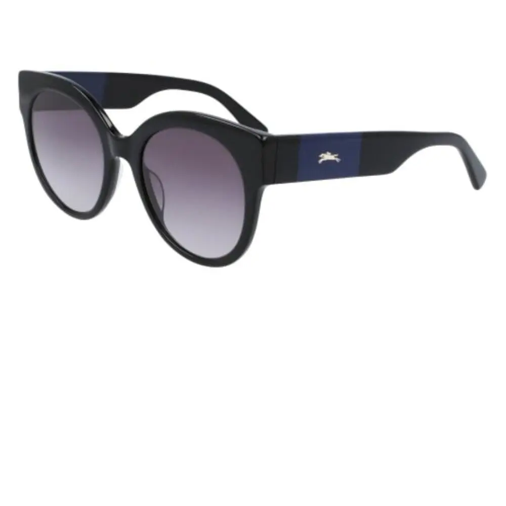 Longchamp Paris Black Oversized Sunglasses in Case