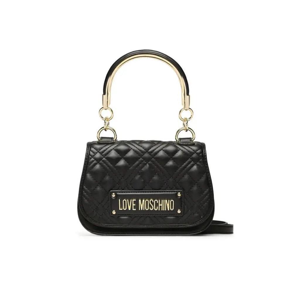 Love Moschino Women`s Handbag Bag Borsa Quilted Nero JC4285PPOGKA