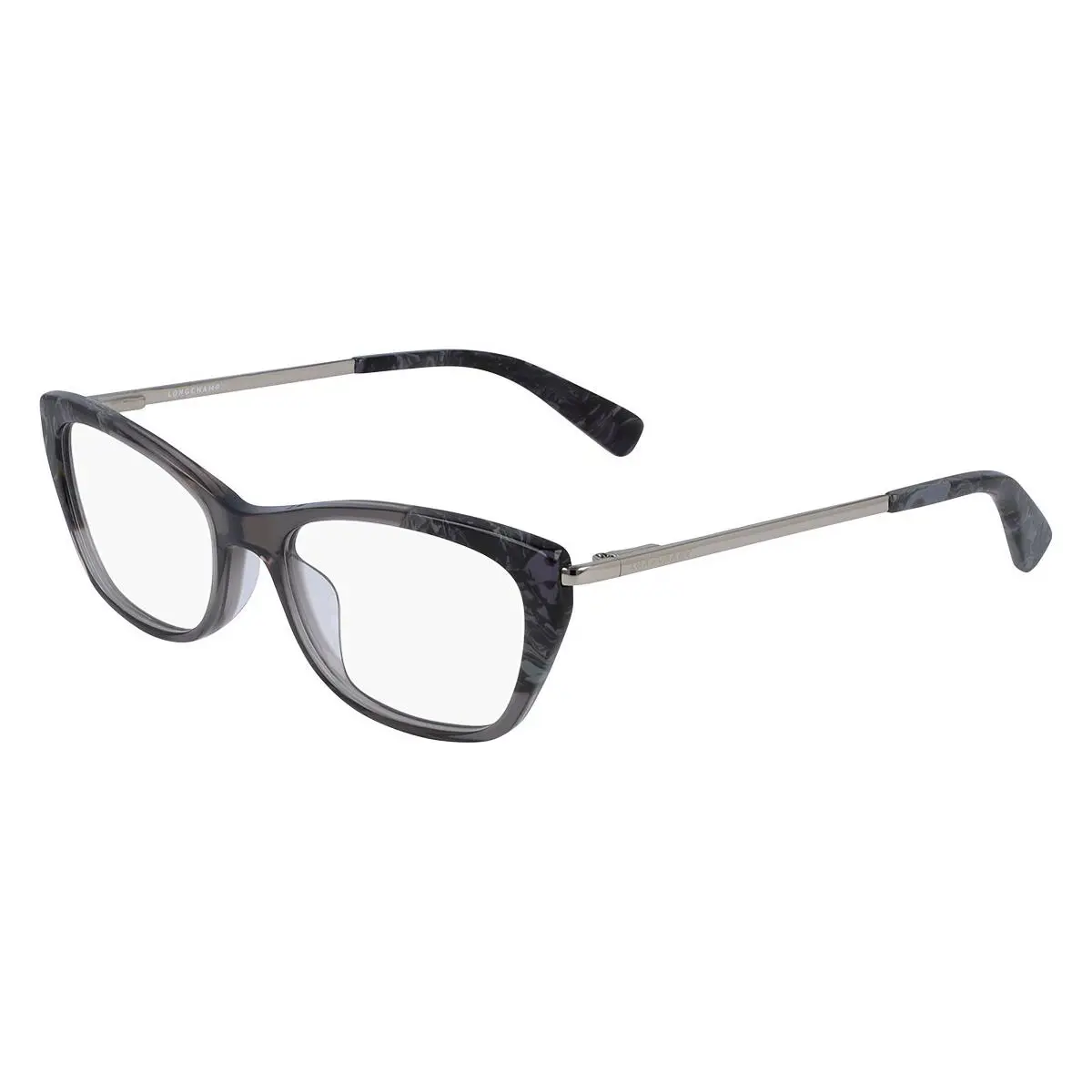 Longchamp LO 2639 036 Crystal Grey Slate Eyeglasses 52/17/140 with Case - Frame: Gray, Manufacturer: 036