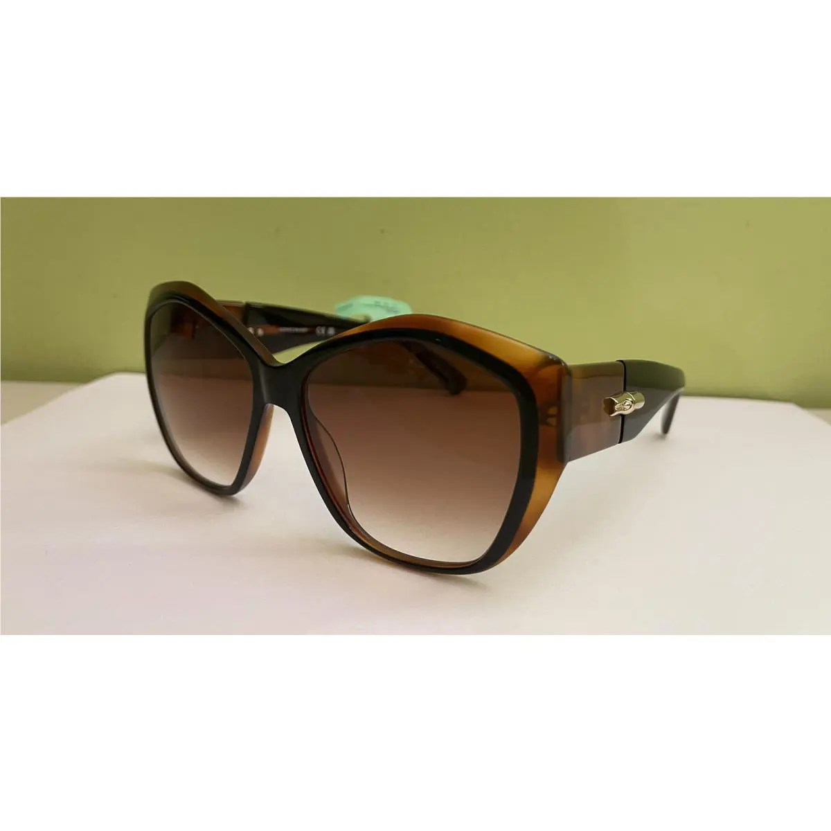 Longchamp L0712S 011 Black Havana Honey Sunglasses 57-16-140