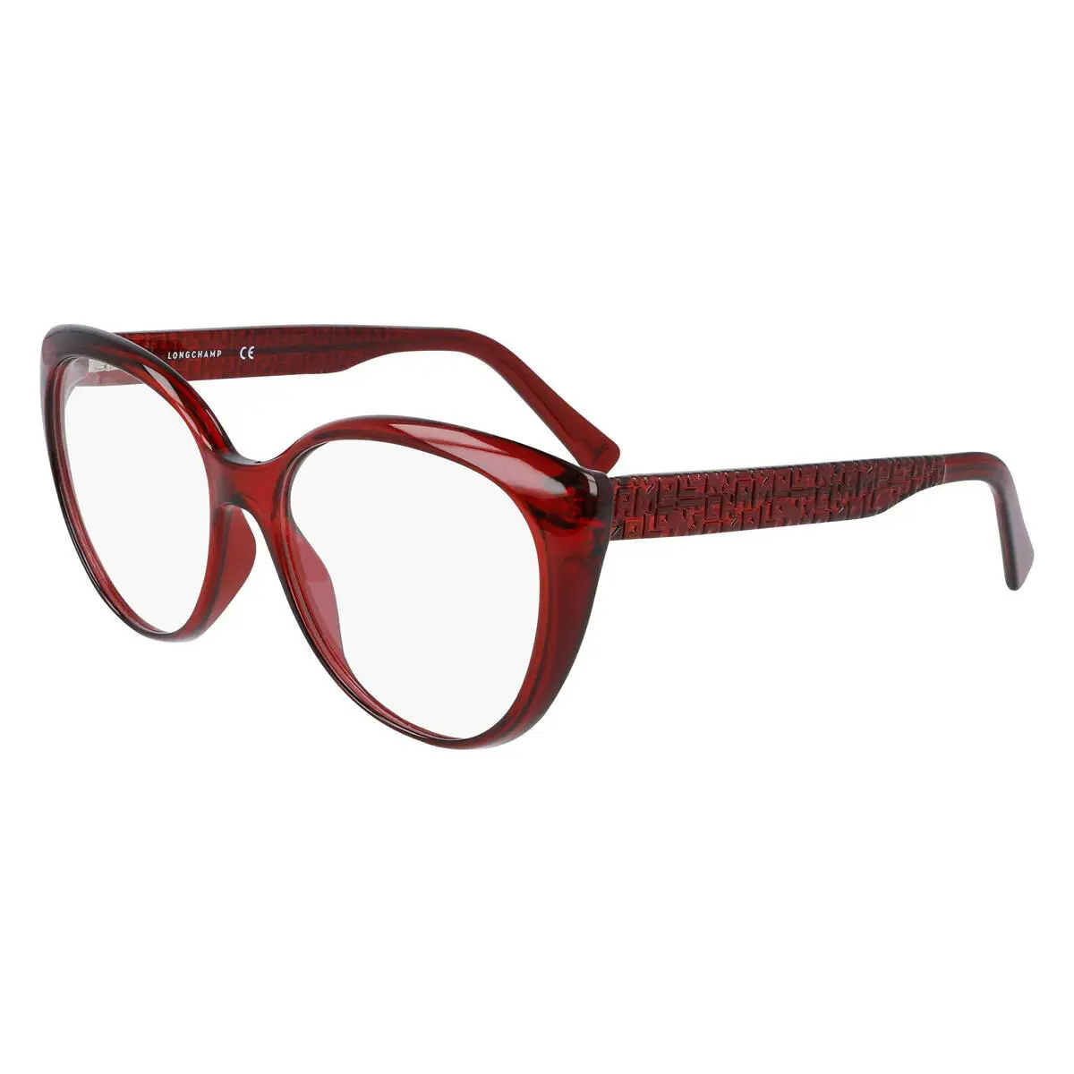 LO2682 602 Crystal Wine Eyeglasses 55mm with  Case by Longchamp