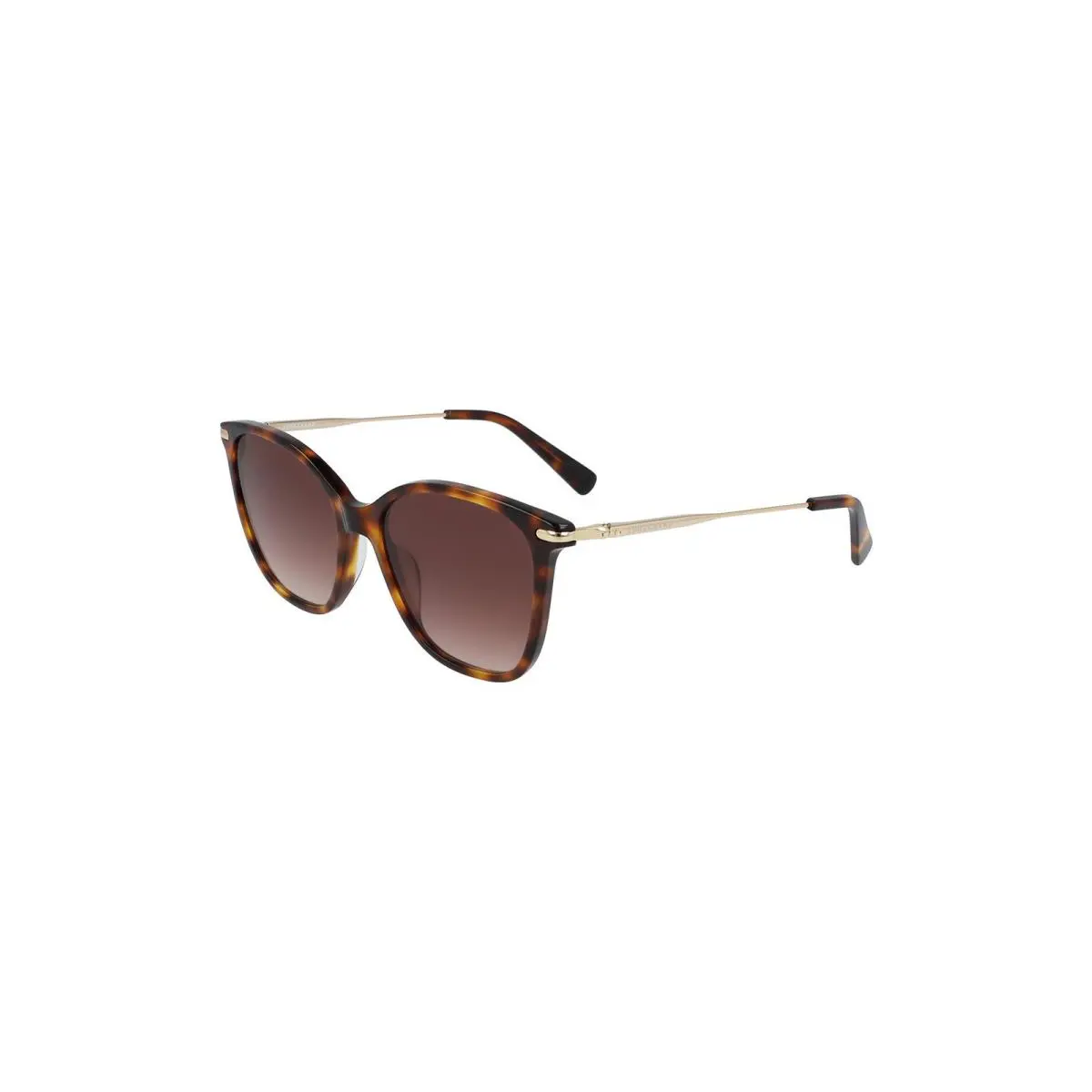 Longchamp Women LO654SA 214 Havana Butterfly Sunglasses Brown Gradient