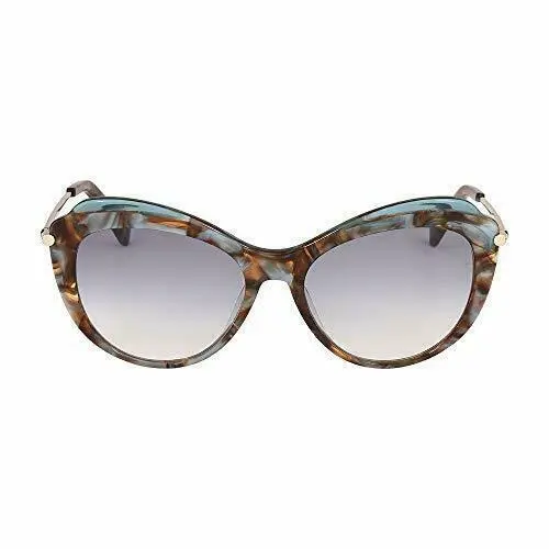 Longchamp Sunglasses LO617s 251 Marble Brown Women`s Cat Eye Sunglasses