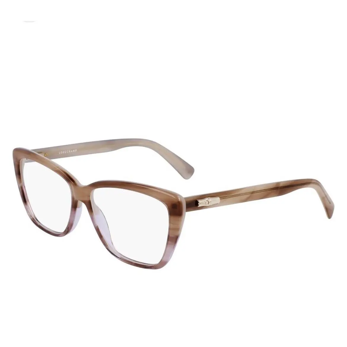 LO2705 235 53mm Women`s Eyeglass Frame Light Brown Lilac by Longchamp