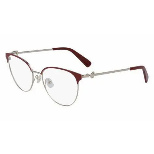 Longchamp LO2134 721 Gold Wine Eyeglasses 52mm with LO Case - Frame: Red & Gold, Manufacturer: 721