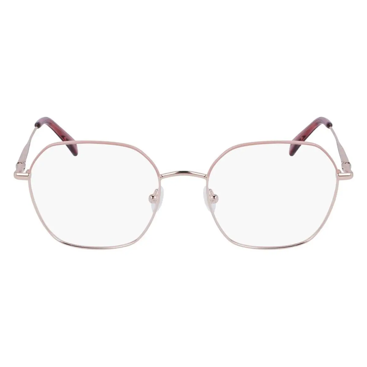 Longchamp LO2152 Eyeglasses Women Rose Gold Square 53mm
