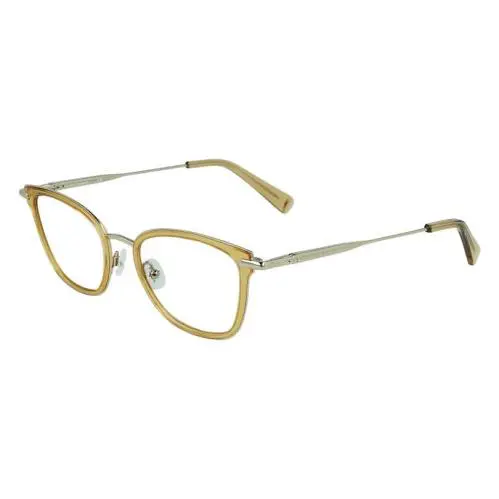 Longchamp LO 2145 740 Butterscotch Gold Eyeglasses 49/19/140 with Case - Frame: Yellow, Manufacturer: 740