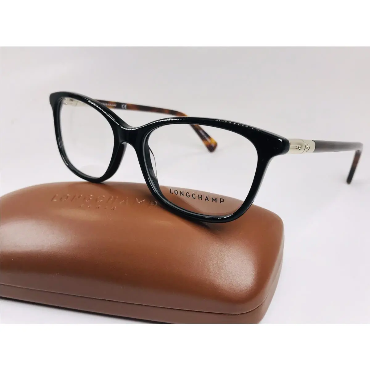 Longchamp LO2604 001 Black Havana Eyeglasses 53mm with Case