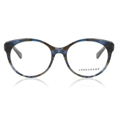 Longchamp LO2628 420 Blue Tortoise Eyeglasses 52mm with Case