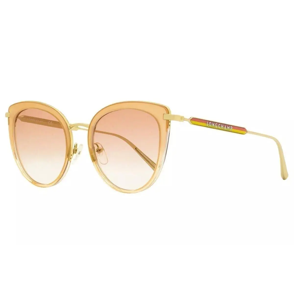 Longchamp LO661S-750-53 Sunglasses Size 57mm 150mm 17mm Dark Brown 886895460828