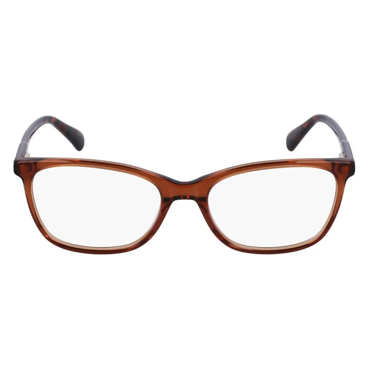 Longchamp LO2708 Eyeglasses Women Brown Square 50mm - Frame: Brown, Lens: Demo