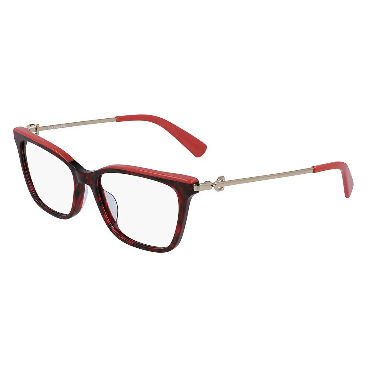 LO 2668 518 Red Havana Eyeglasses 52/16/140 with  Case by Longchamp