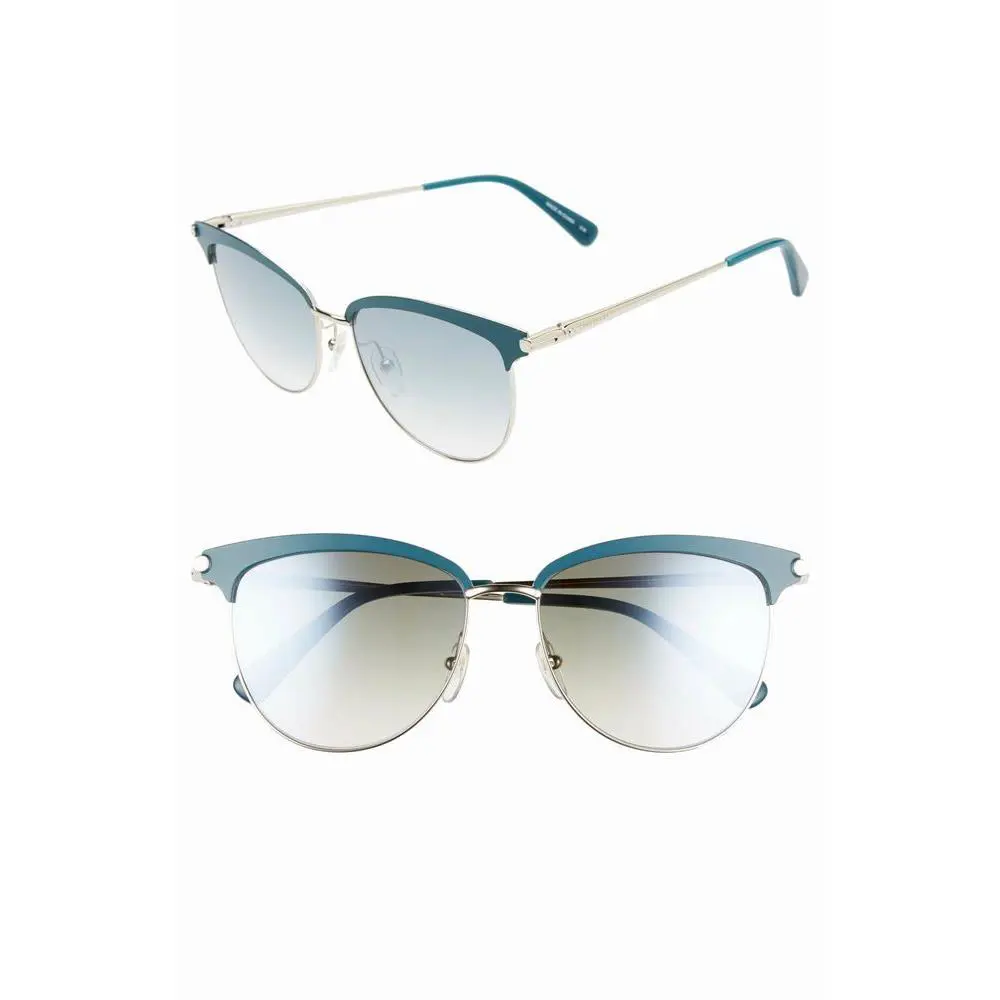 Longchamp Women Sunglass LO107S-430 Silver/blue 55-16-140