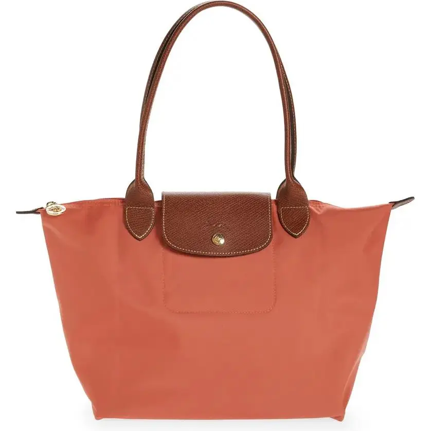 Longchamp Le Pliage Medium Nylon Shoulder Tote 2605089 Blush Pink