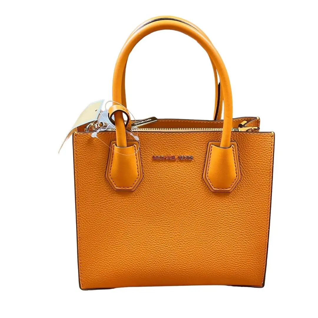 Michael Kors Mercer MD Satchel Messenger Leather Bag Honeycomb