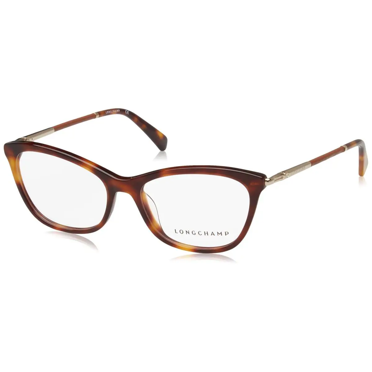 Longchamp LO 2670L 214 Havana Eyeglasses 52/16/135 with Leather Accent - Havana, Frame: Havana, Manufacturer: 214