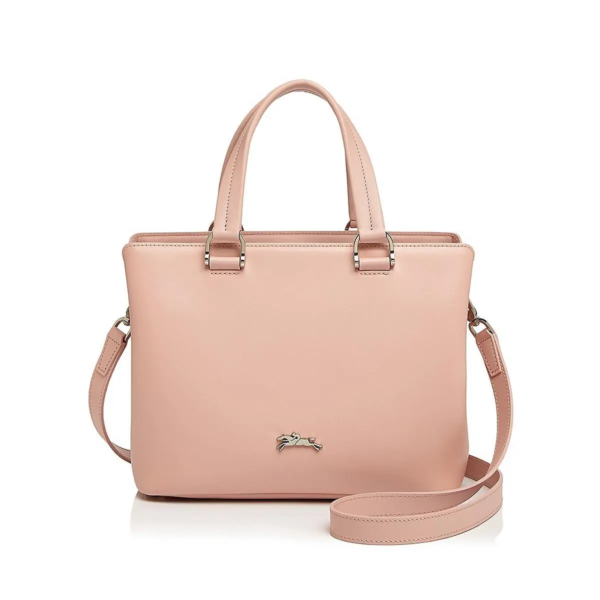 Longchamp Honore 404 Small Leather Satchel Bag Pinky Pink Authentc