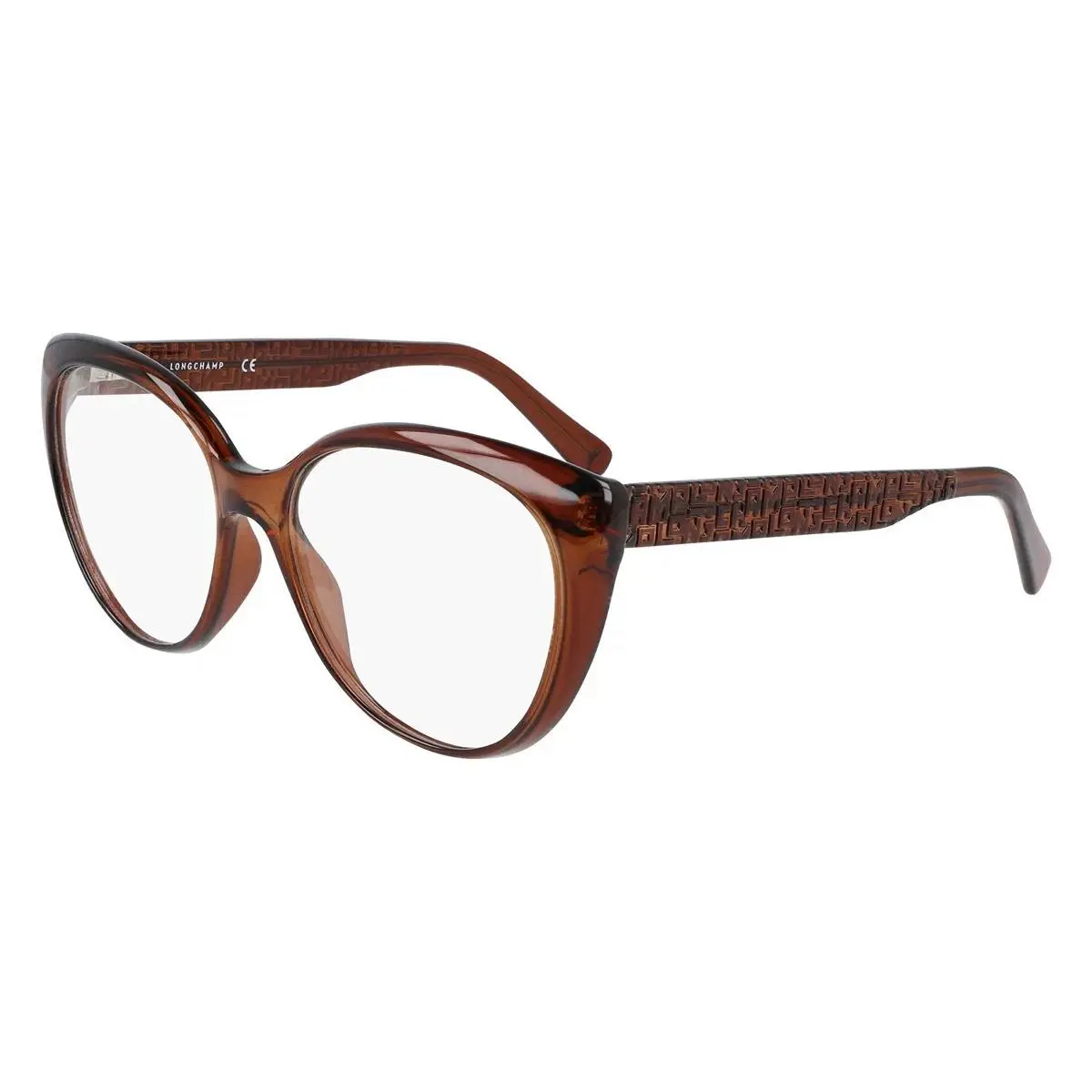 Longchamp LO2682 200 Crystal Brown Eyeglasses 55/15/140