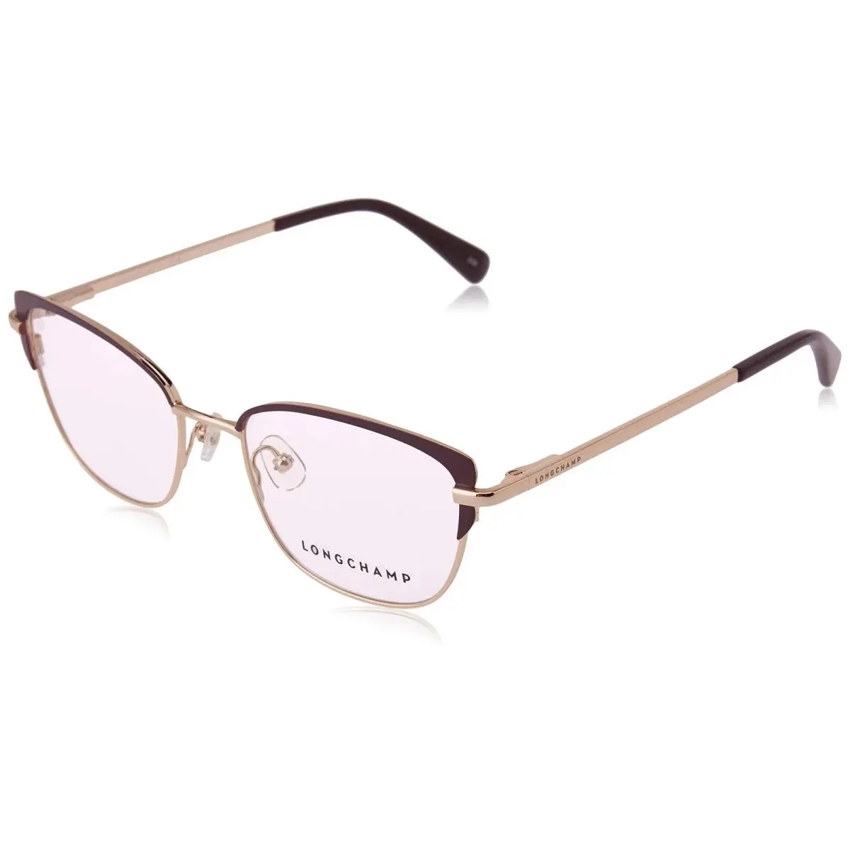Longchamp LO 2108 602 Wine Gold Eyeglasses 51/18/140 with Longchamp Case